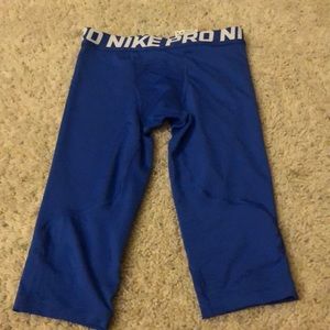 Nike long compression shorts